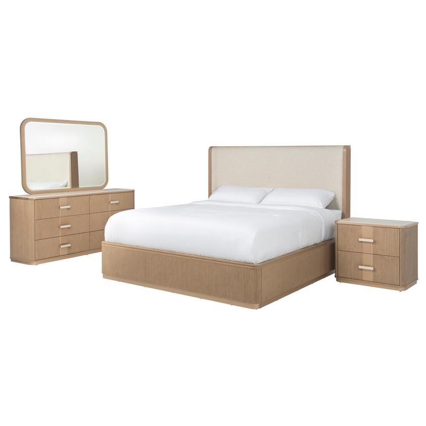 West Kensington Caramel 4-Piece King Bedroom Set