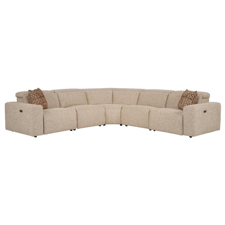 Canvas Power Reclining Sectional