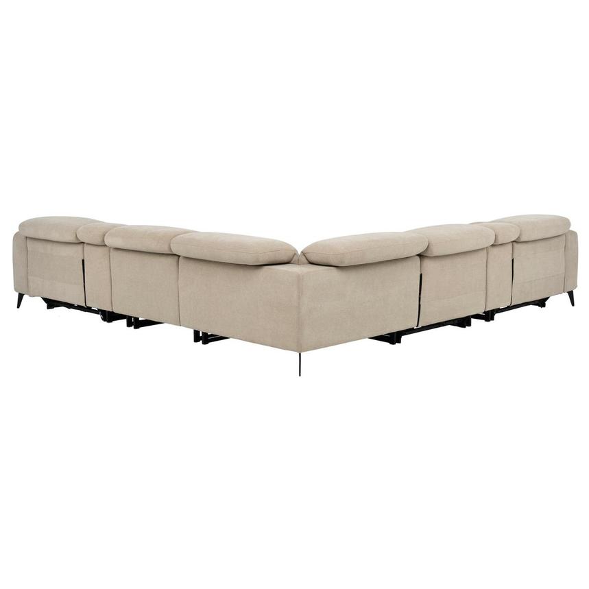 Luke Beige Power Reclining Sectional with 7PCS/2PWR alternate image, 3 of 14 images.