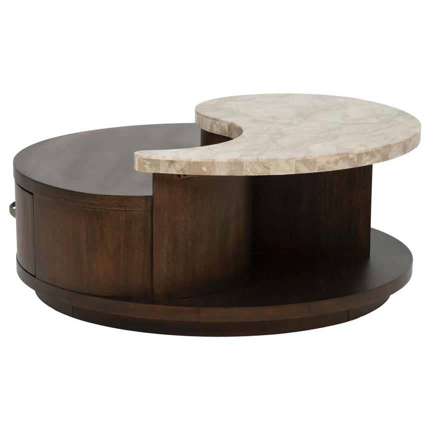 Yin-Yang Coffee Table w/Casters  alternate image, 6 of 15 images.