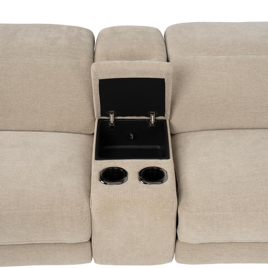 Luke Beige Power Reclining Sectional with 6PCS/2PWR  alternate image, 8 of 11 images.