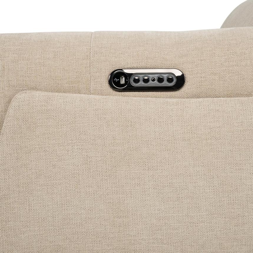 Luke Beige Power Reclining Sectional with 7PCS/2PWR alternate image, 13 of 14 images.