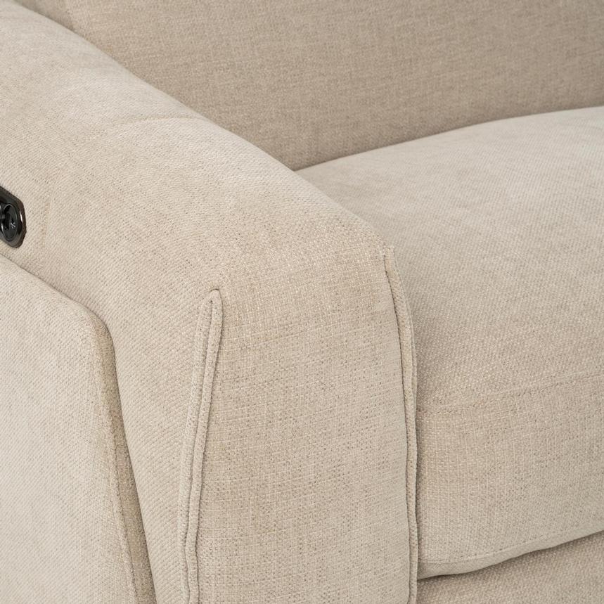 Luke Beige Power Reclining Sectional with 7PCS/2PWR alternate image, 8 of 14 images.