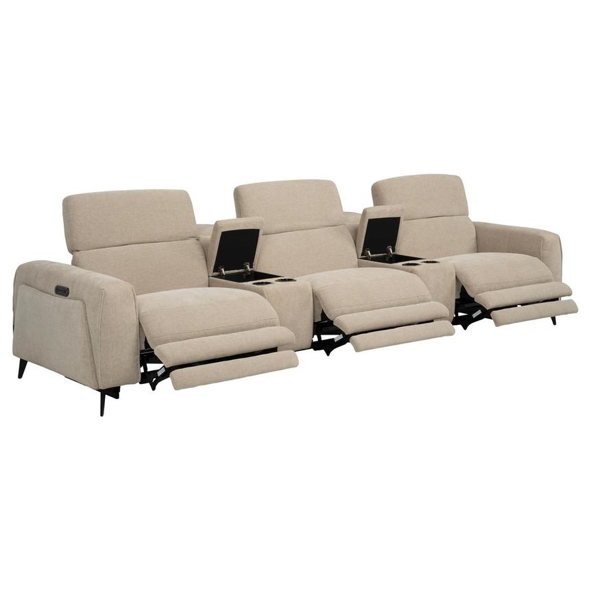 Luke Beige Power Recliner  alternate image, 3 of 13 images.
