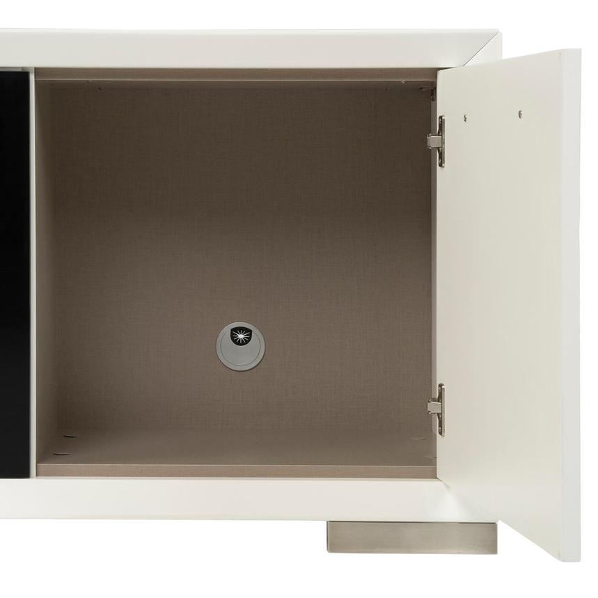 Kaia White Electric Fireplace w/Remote Control  alternate image, 6 of 10 images.