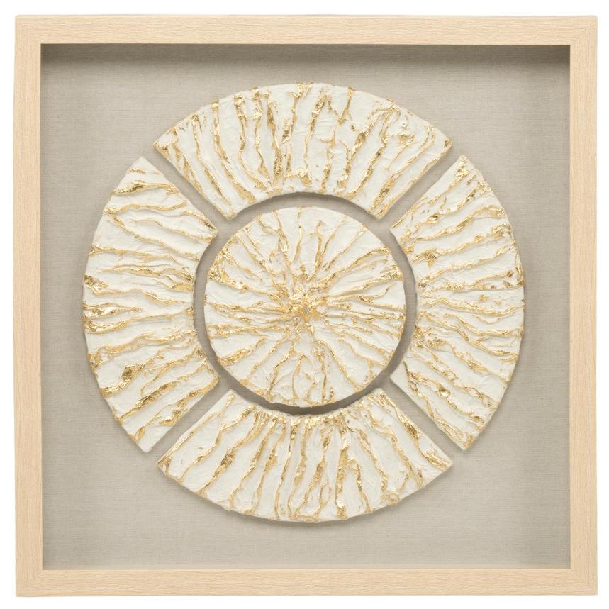 Ivory Sunburst Shadow Box  main image, 1 of 7 images.