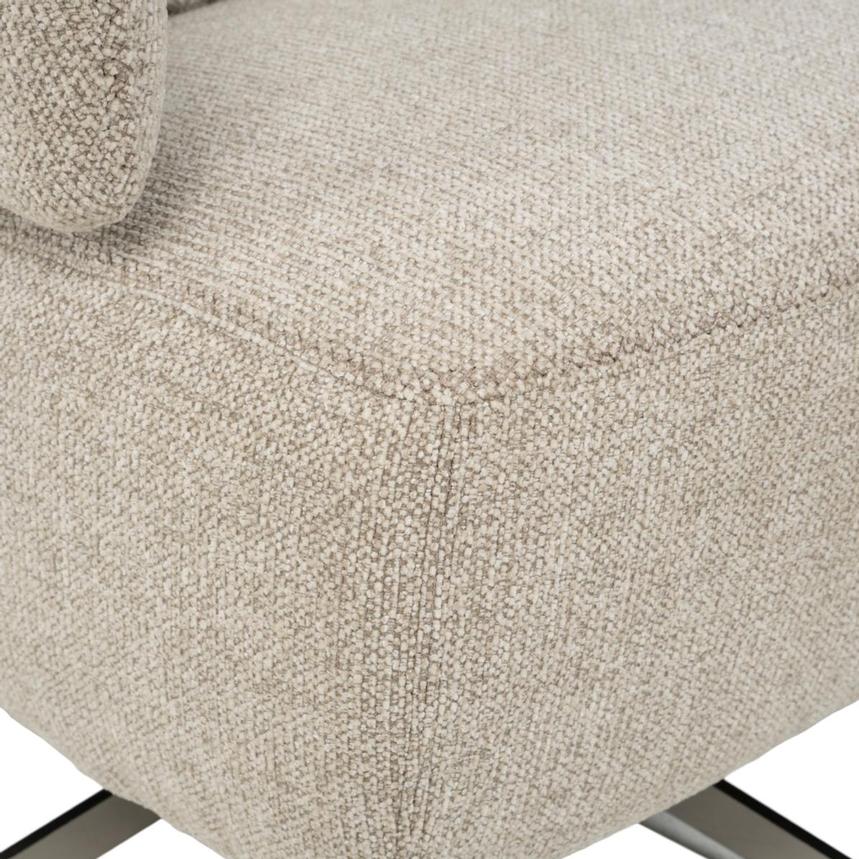 Tivona Beige Swivel Accent Chair  alternate image, 8 of 10 images.