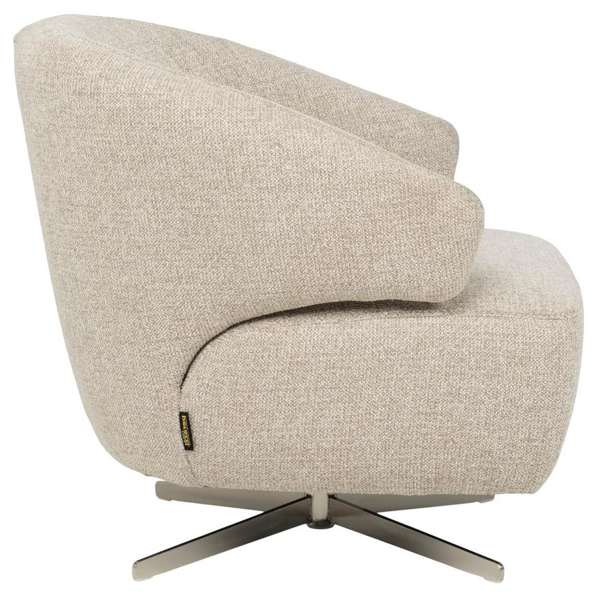 Tivona Beige Swivel Accent Chair  alternate image, 3 of 10 images.