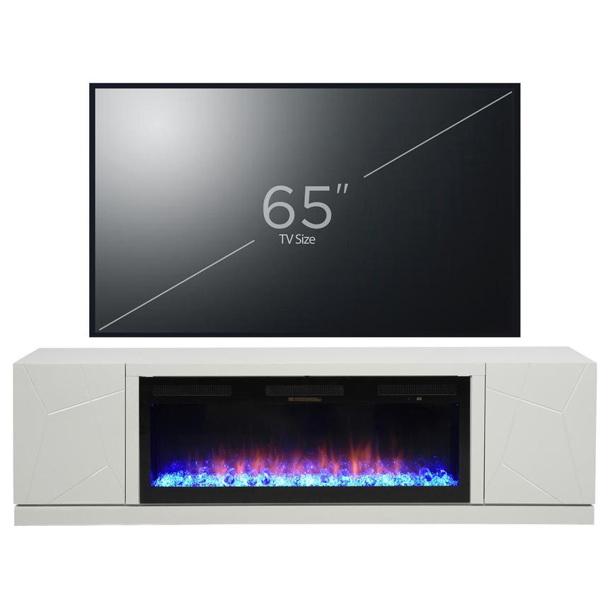 Tessa Gray Electric Fireplace w/Light main image, 1 of 11 images.