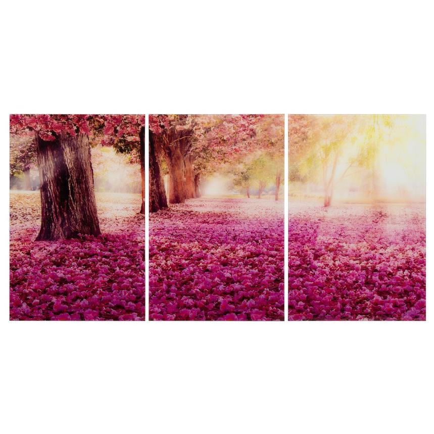 Pink Meadow Acrylic Wall Art