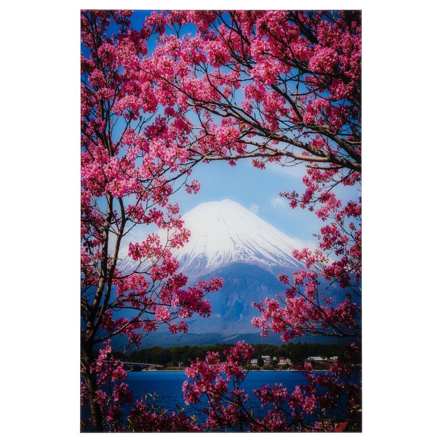 Fuji in Bloom Acrylic Wall Art