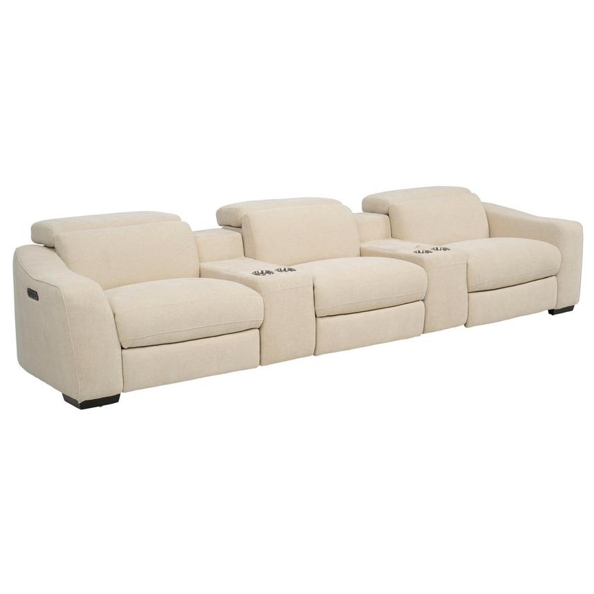 Jameson Beige Home Theater Seating with 5PCS/2PWR  alternate image, 3 of 12 images.