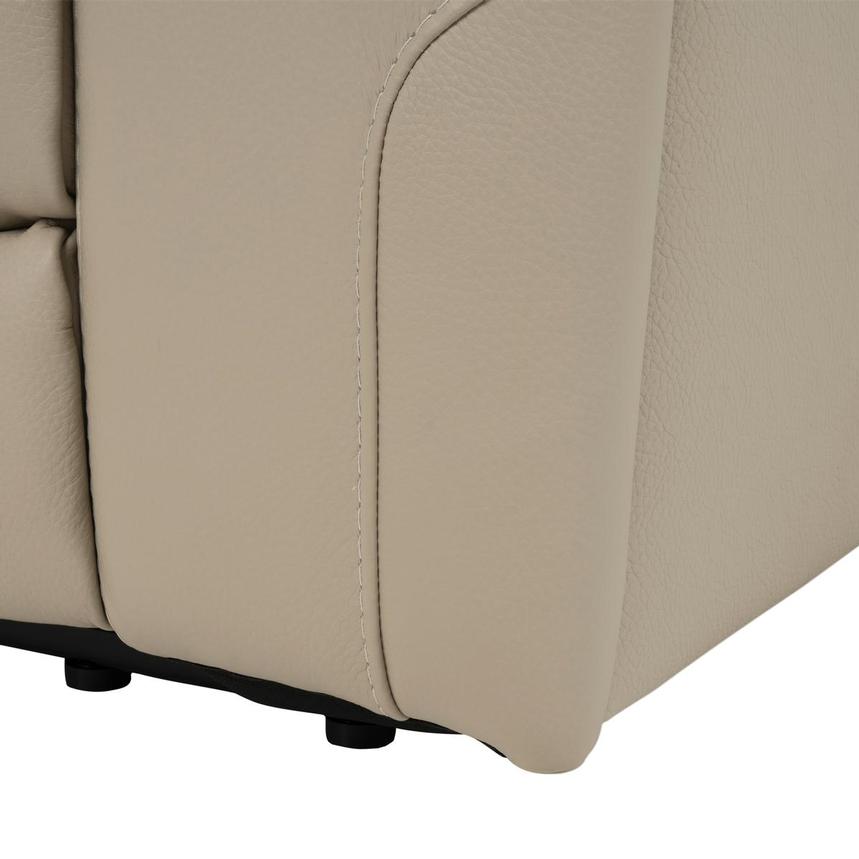 Odyssey Beige 6PCS/3PWR Leather Power Reclining Sectional w/Beverage Cooler alternate image, 13 of 13 images.