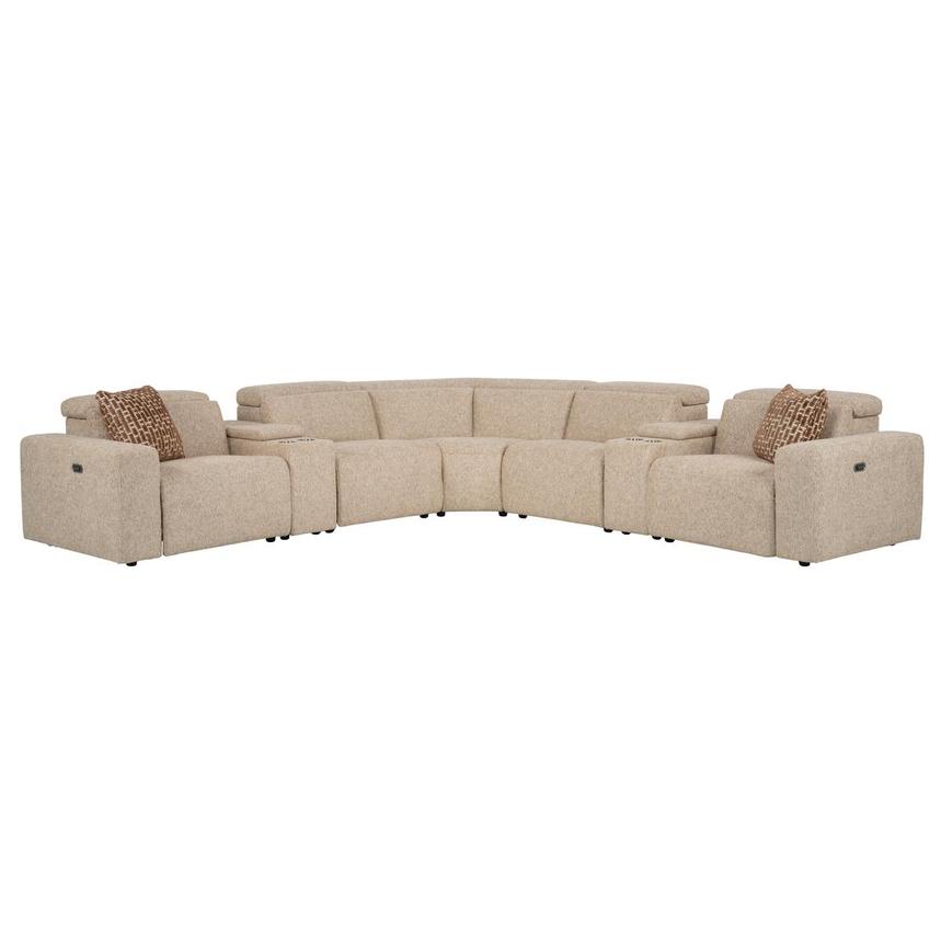 Canvas Power Reclining Sectional with 7PCS/3PWR main image, 1 of 15 images.