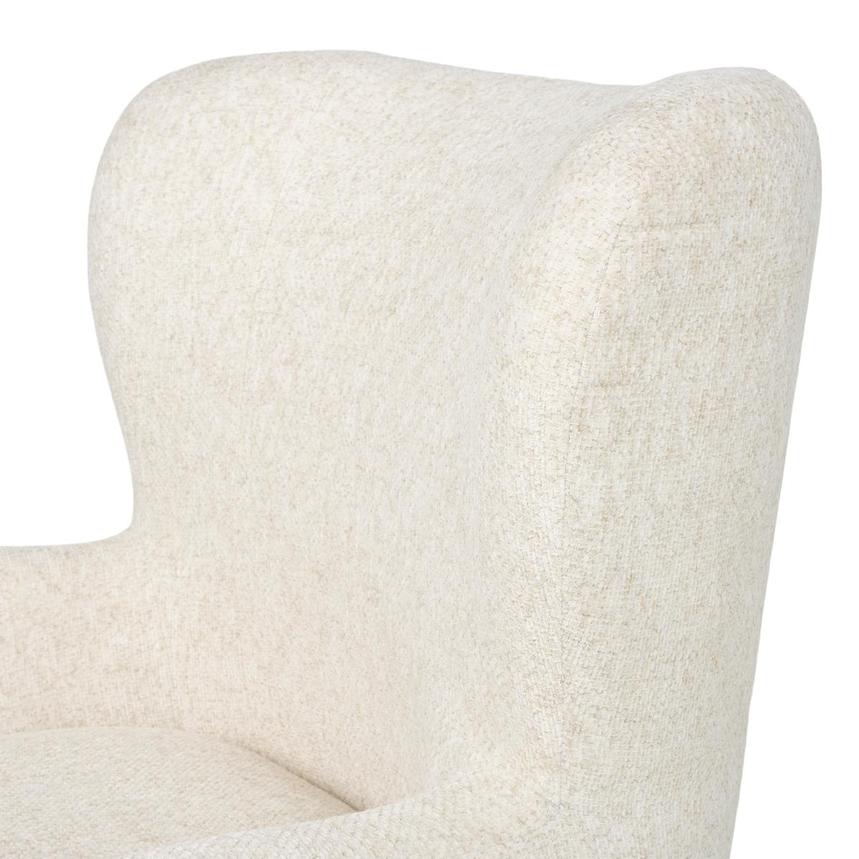Arlo Ivory Swivel Accent Chair alternate image, 6 of 9 images.