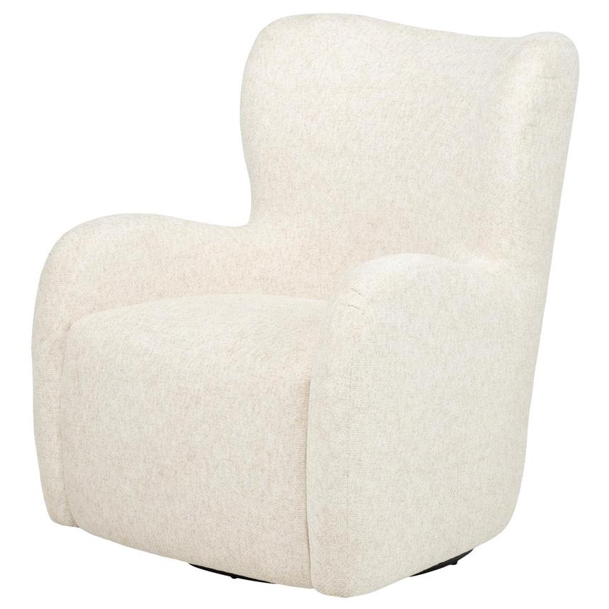 Arlo Ivory Swivel Accent Chair main image, 1 of 9 images.