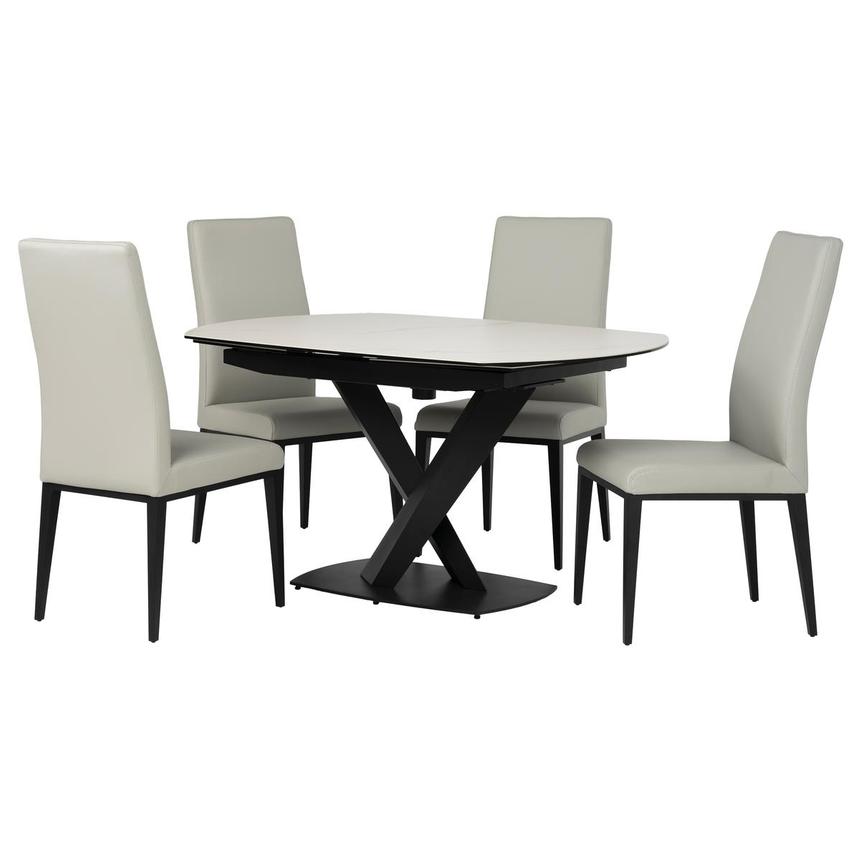 Barley/Axis Gray 5-Piece Dining Set