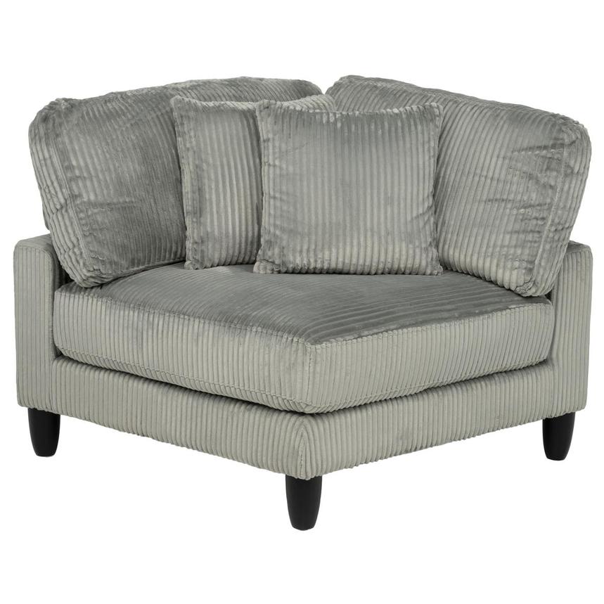Cape Gray Corner Chair  main image, 1 of 3 images.