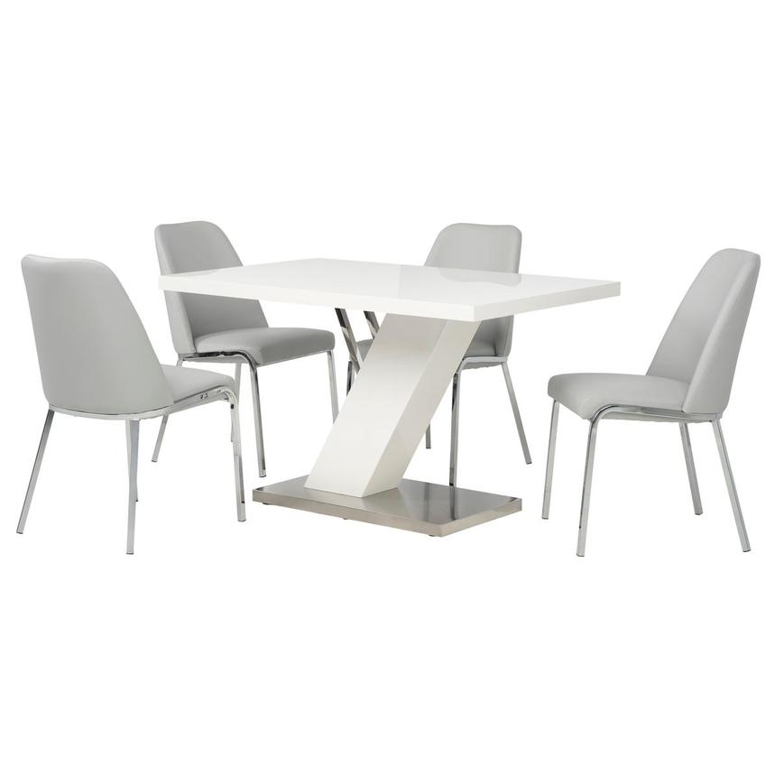 Cici/Oroville Gray 5-Piece Dining Set