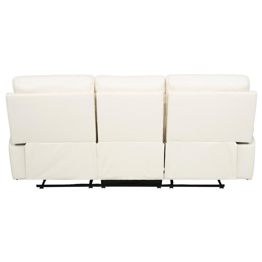Maddox White Reclining Sofa  alternate image, 6 of 9 images.