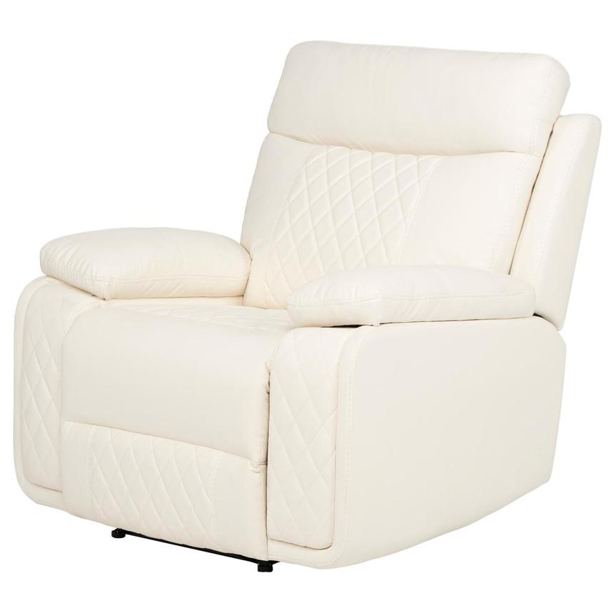 Maddox White Recliner Chair