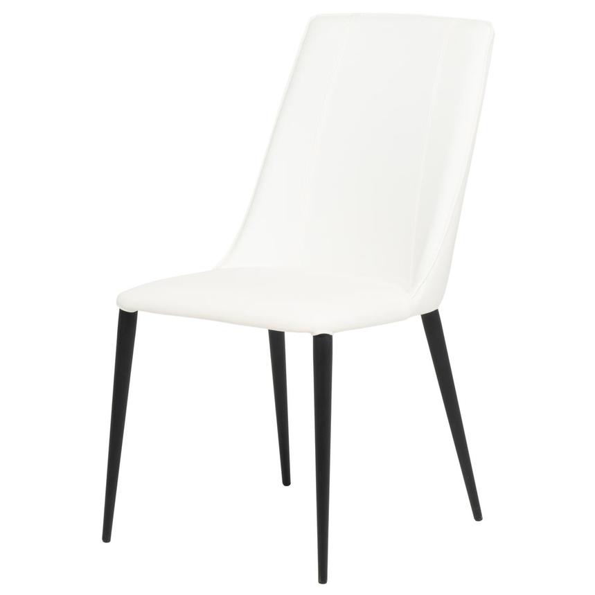Tori White/Black Side Chair  main image, 1 of 8 images.
