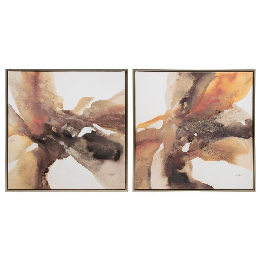 Biscayne Gold Canvas Wall Art Set of 2  main image, 1 of 6 images.
