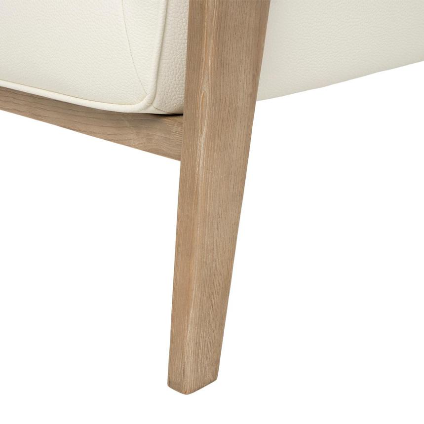 Irene White/Natural Accent Chair  alternate image, 8 of 9 images.