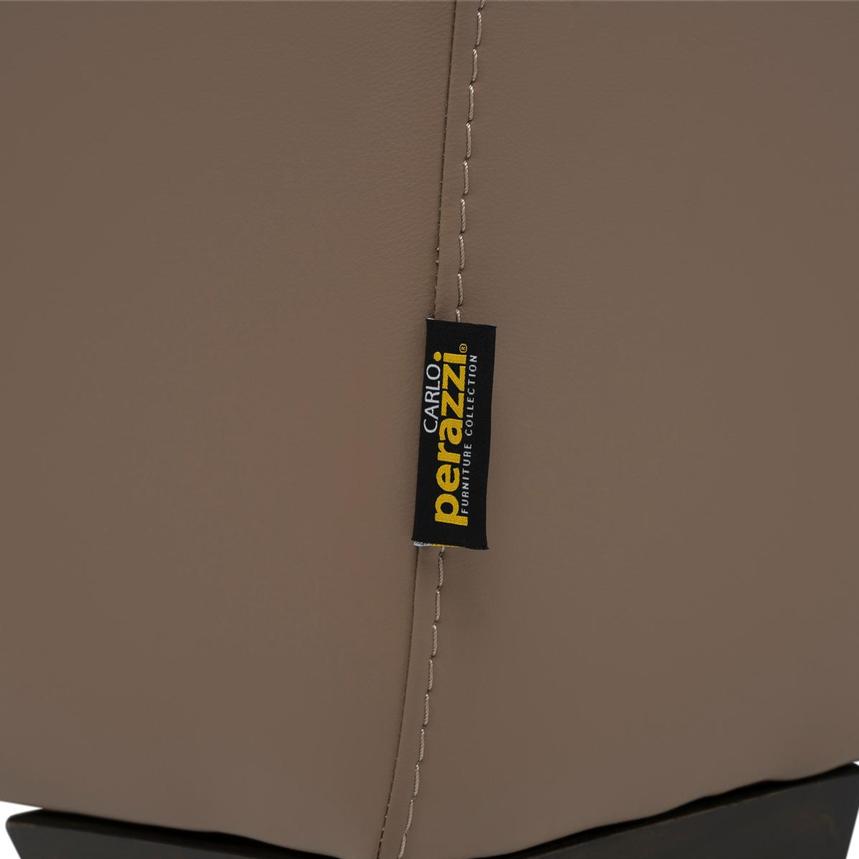 Jali Brown Leather Chair alternate image, 8 of 8 images.