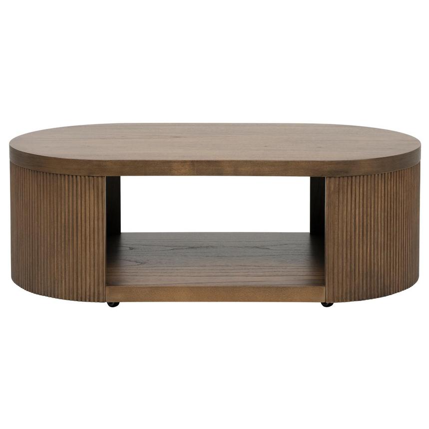 Tempo Rib Oval Coffee Table