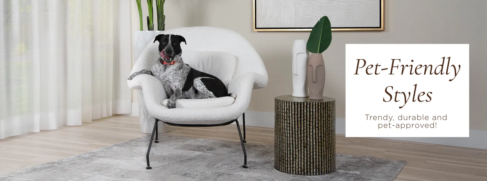 Trendy, durable and pet-approved!