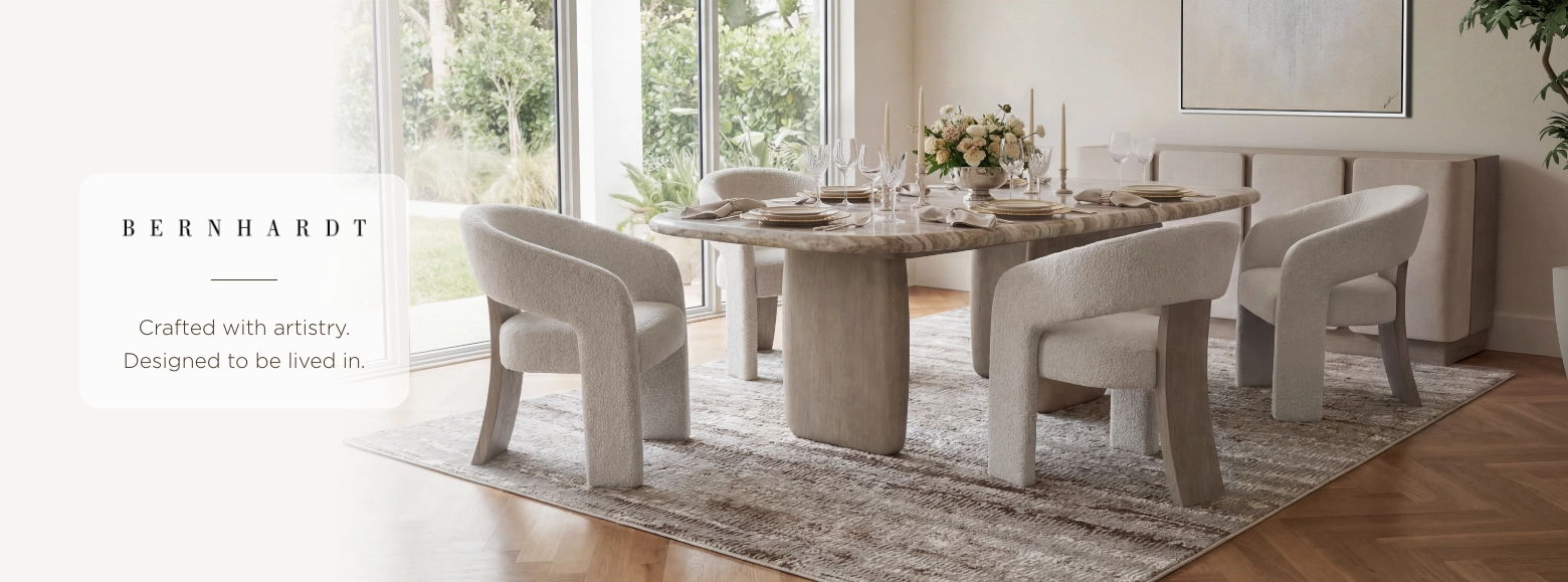 Bernhardt. Crafted with artistry. Designed to be live in.