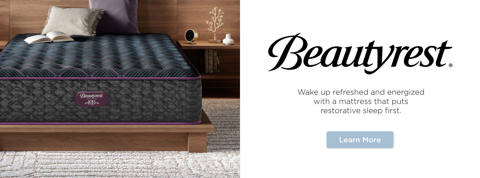 Beautyrest. Wake up refreshed and energized with a mattress that puts restorative sleep first.
