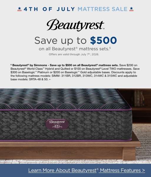 Mattresses - Beautyrest by Simmons | El Dorado Furniture