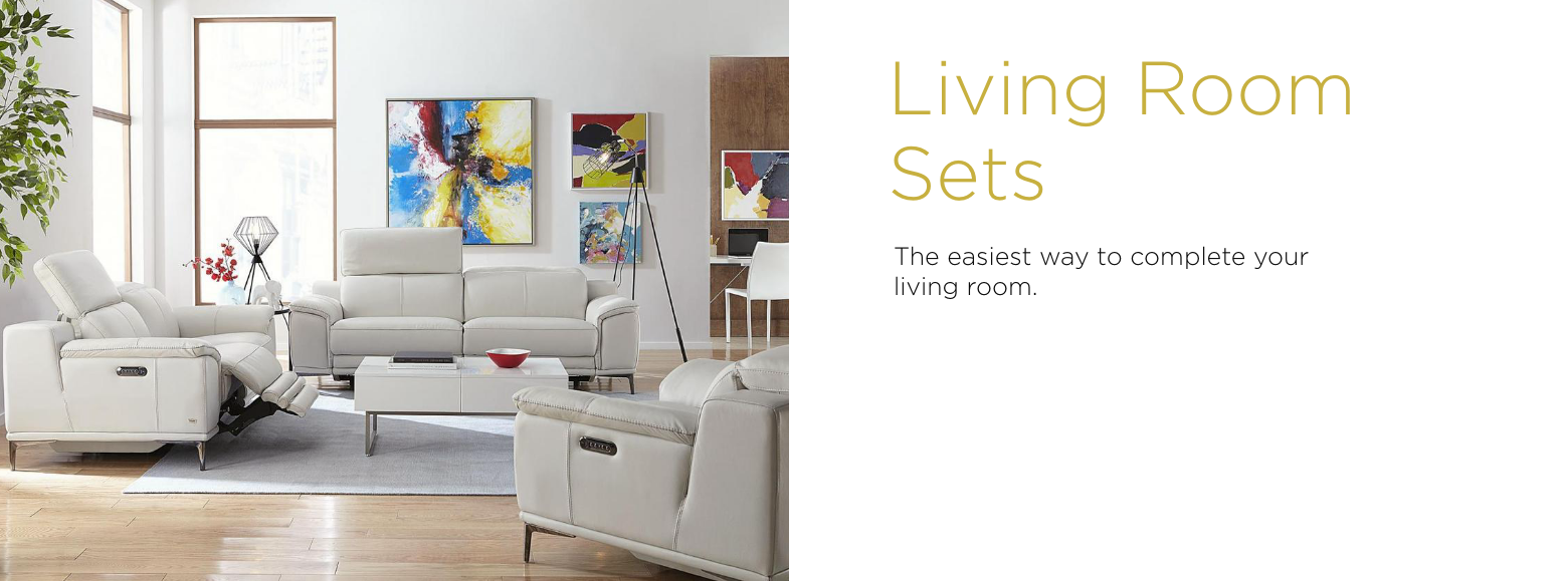 Living Room Sets.The easiest way to complete your living room.