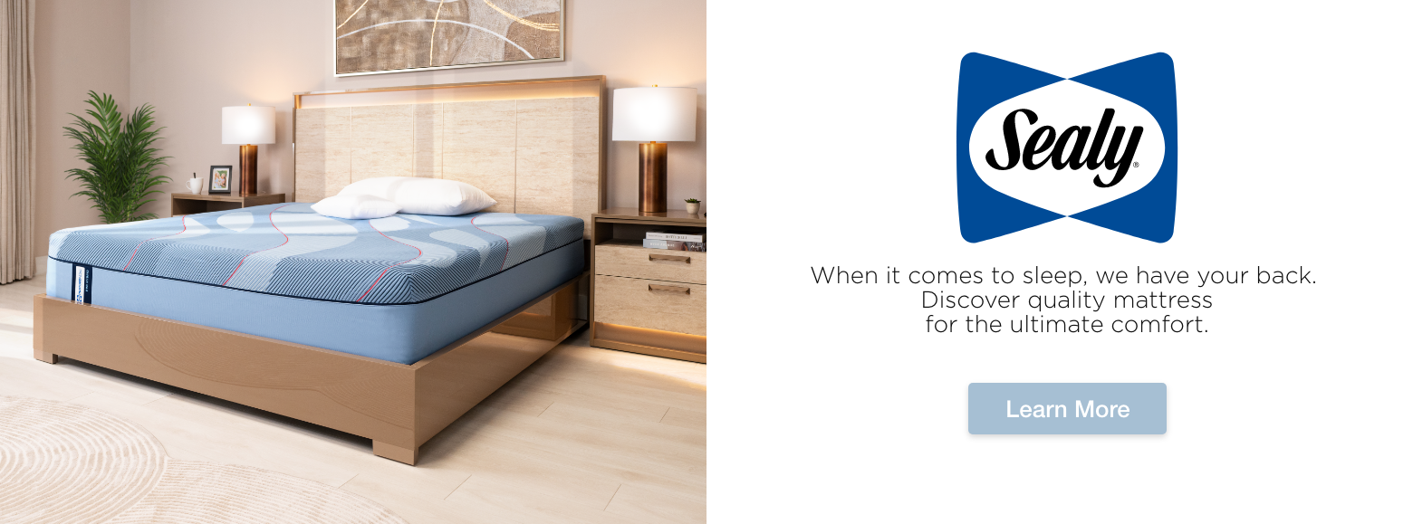Sealy. When it comes to sleep, we have your back. Discover quality mattresses for the ultimate comfort.