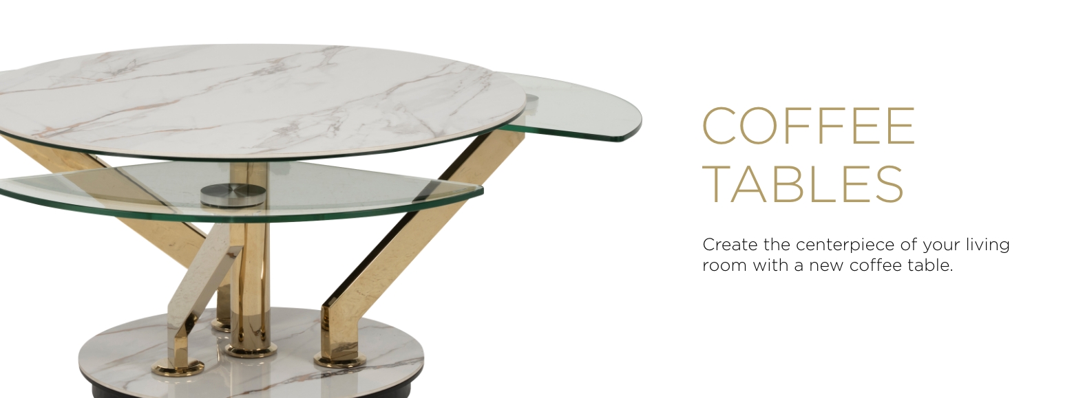 Coffee Tables. Create the centerpiece of your living room with a new coffee table.