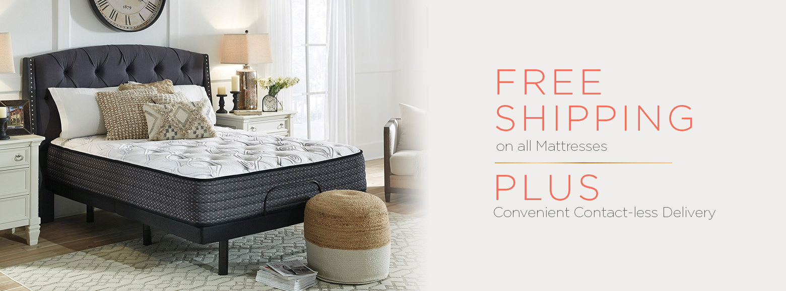Free shipping on all mattresses, plus convenient contact-less delivery.