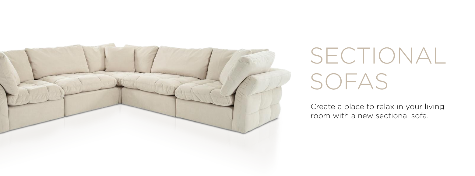 Sectional Sofas. Create a place to relax in your living room with a new sectional sofa.