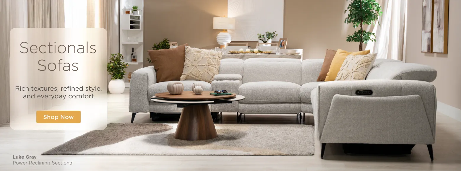 Sectionals Sofas. Rich textures, refined style, and everyday comfort. Shop Now.