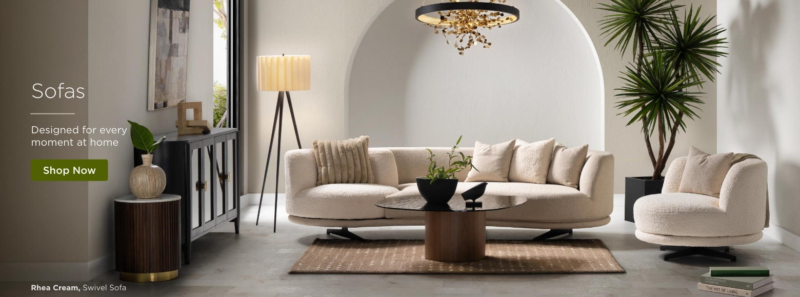 Sofas. Designed for every moment at home. Shop Now