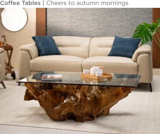 Coffee Tables. Cheers to autumn mornings