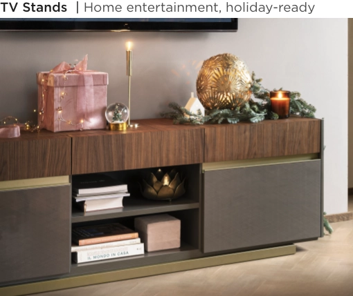 TV Stands. Home entertainment, holiday-ready