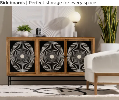 Sideboards. Perfect storage for every space.