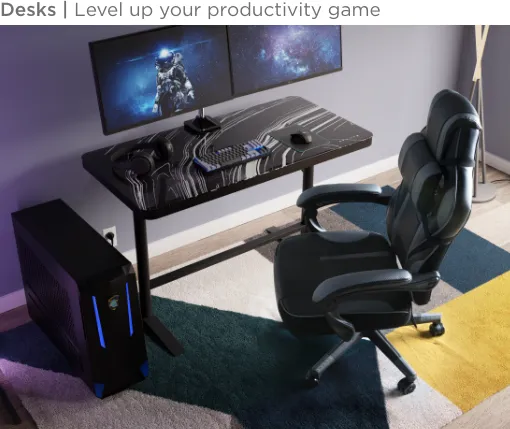 Desk. Level up your productivity game.