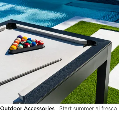 Outdoor Accessories. Start summer al fresco