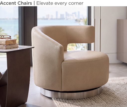 Accent Chairs. Elevate every corner